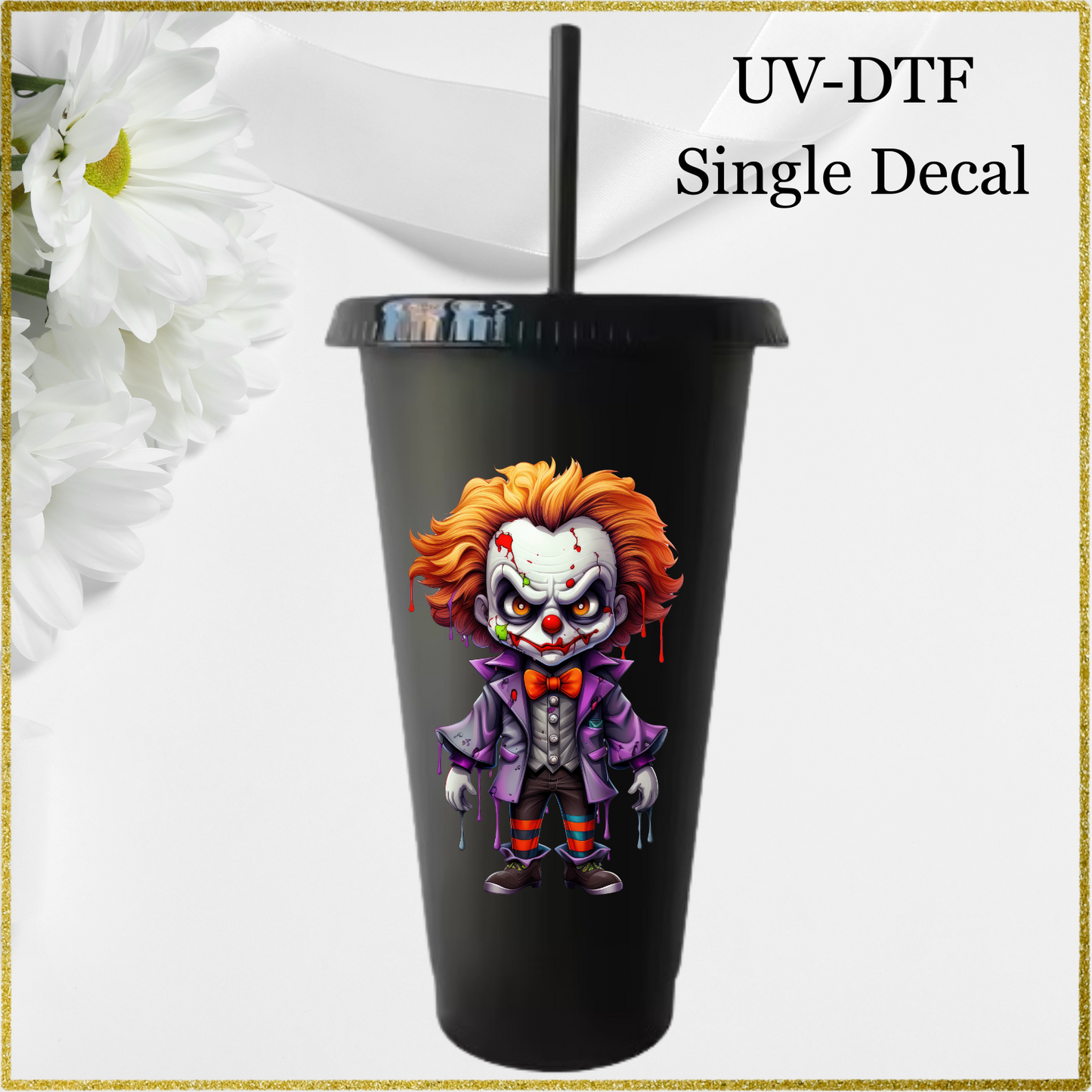 UV-DTF Single Decal - Clown