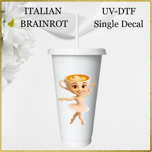 UV-DTF Single Decal - Ballerina