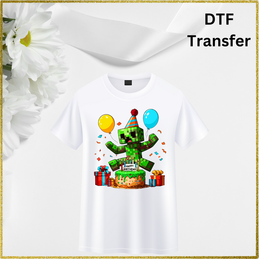 DTF Transfer - Birthday Boy Design