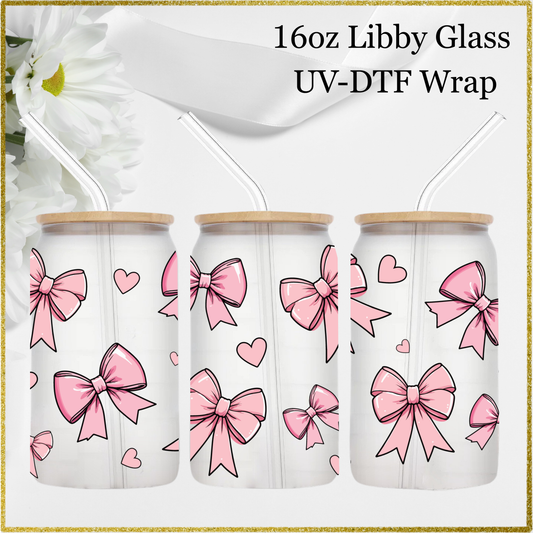 16oz UV-DTF Wrap - Bow
