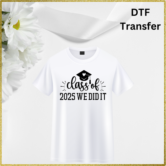 DTF Transfer - Class of 2025