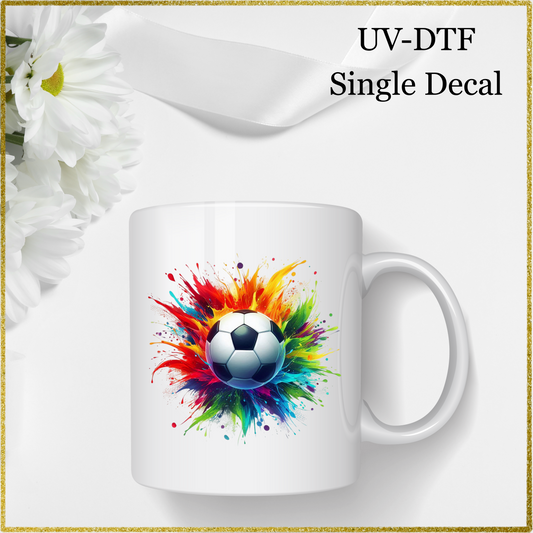 UV-DTF Single Decal - Football