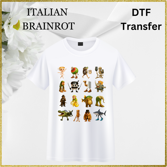 Brainrot DTF Element Sheet
