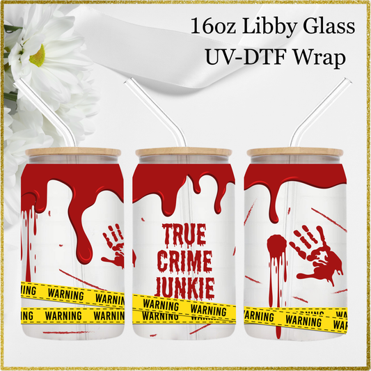 16oz UV-DTF Wrap - True Crime