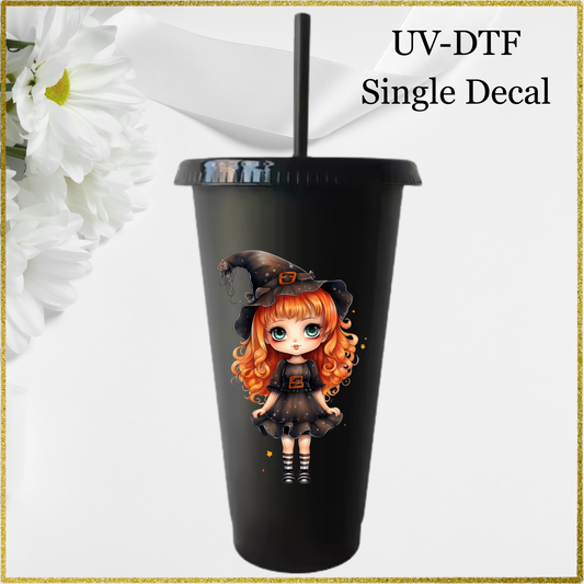 UV-DTF Single Decal - Witch 2