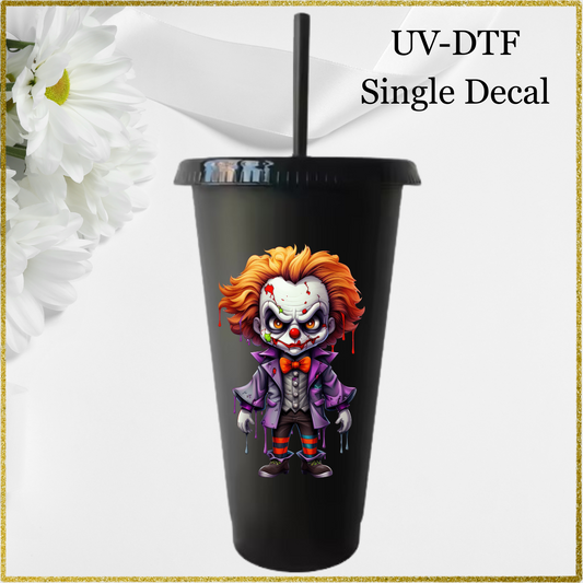 UV-DTF Single Decal - Clown