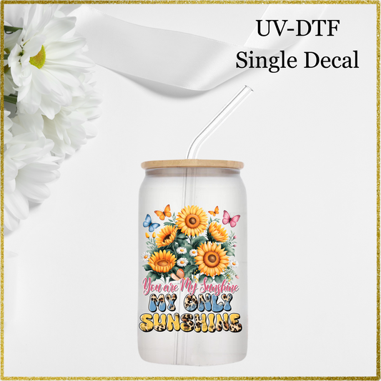 UV-DTF Single Decal - Sunshine