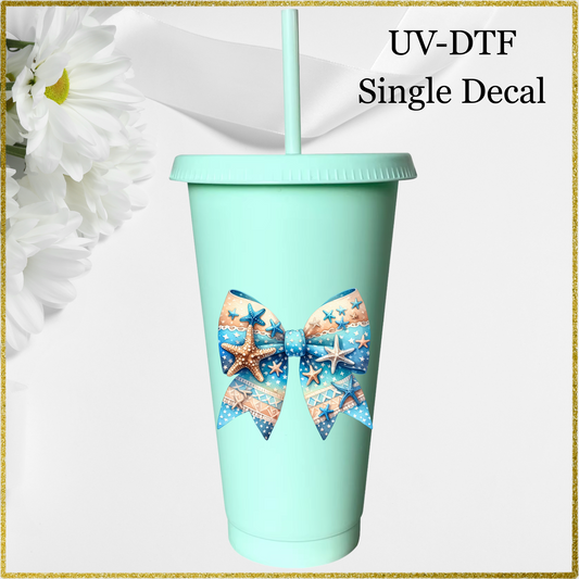 UV-DTF Single Decal - Beach Bow