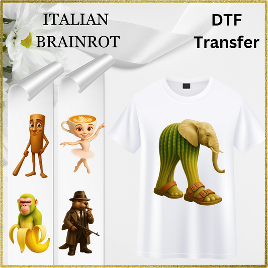 Brainrot DTF Transfer (8")