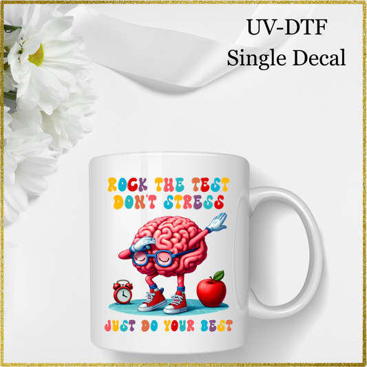 UV-DTF Single Decal - Rock The Test