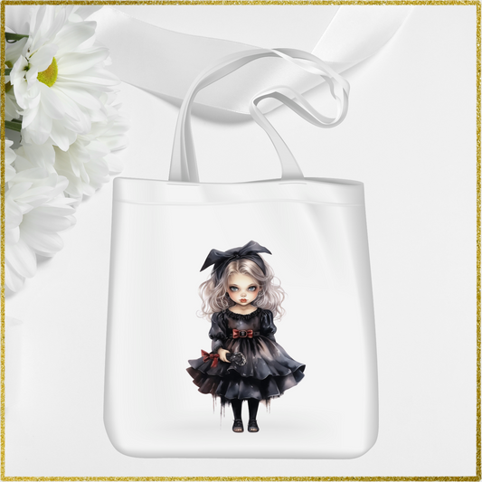 DTF Transfer - Creepy Girl Black Dress