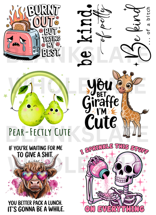 A4 Element Sheet Design 4