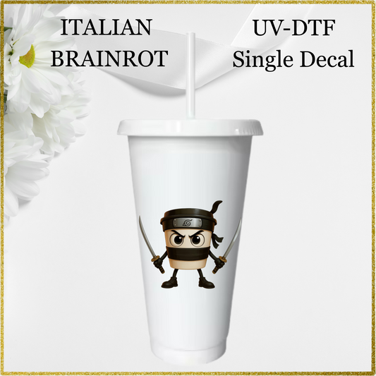 UV-DTF Single Decal - Ninja