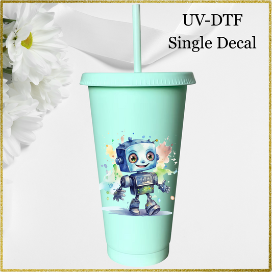 UV-DTF Single Decal - Robot