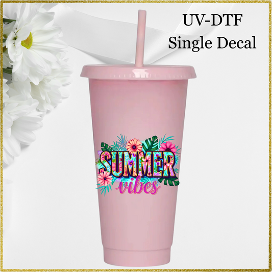 UV-DTF Single Decal - Summer Time