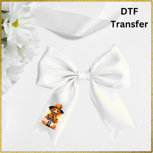 DTF for 4inch bows (Pack of 10) - Witch Design 1
